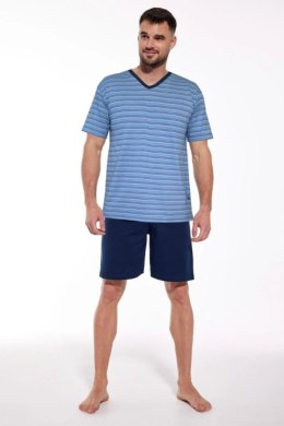 PIŻAMA MĘSKA 330 J/Z 24 5-7XL - GRANATOWY, 6XL, MIX CORNETTE