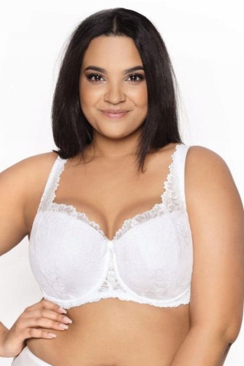 BIUSTONOSZ M-053/22 CARMELA BIG biały - BIAŁY, 80G MAT