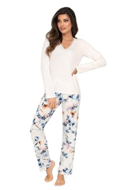 PIŻAMA DAMSKA ASTRID LONG. - ECRU, XL DONNA