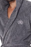 SZLAFROK MĘSKI MASTER 2452 3XL - GRAFIT, 3XL L&L