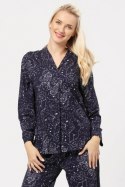 PIŻAMA DAMSKA LNS 911 B24 2XL-3XL - GRANATOWY, 3XL KEY