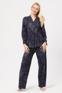 PIŻAMA DAMSKA LNS 911 B24 2XL-3XL - GRANATOWY, 3XL KEY