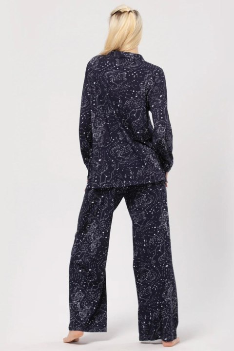 PIŻAMA DAMSKA LNS 911 B24 - GRANATOWY, S KEY