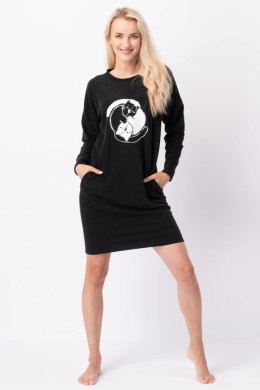 SUKIENKA DAMSKA LHD 922 B24 - CZARNY, M KEY