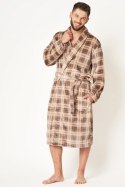 SZLAFROK MĘSKI MGL 402 B24 - BRĄZOWY, XL/XXL KEY