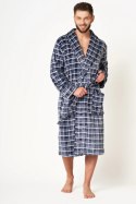 SZLAFROK MĘSKI MGL 432 B24 - GRANATOWY, XL/XXL KEY