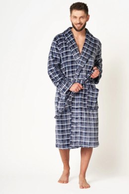 SZLAFROK MĘSKI MGL 432 B24 - GRANATOWY, XL/XXL KEY