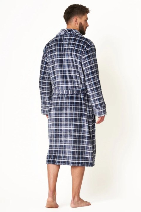 SZLAFROK MĘSKI MGL 432 B24 - GRANATOWY, XL/XXL KEY