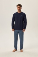PIŻAMA MĘSKA HALE 41917 AW24 - GRANATOWY, M, 59X HENDERSON