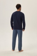 PIŻAMA MĘSKA HALE 41917 AW24 - GRANATOWY, M, 59X HENDERSON