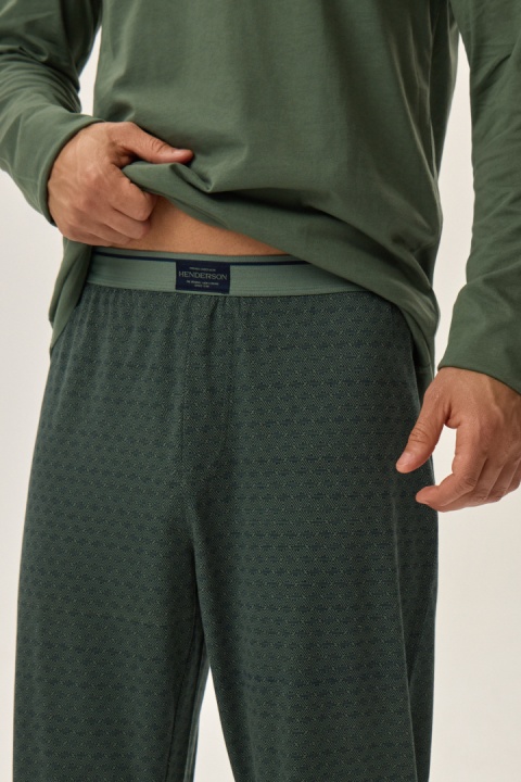 PIŻAMA MĘSKA HALE 41917 AW24 - ZIELONY, 2XL, 70X HENDERSON PIŻAMA MĘSKA HALE 41917 AW24 - ZIELONY, 2XL, 70X HENDERSON