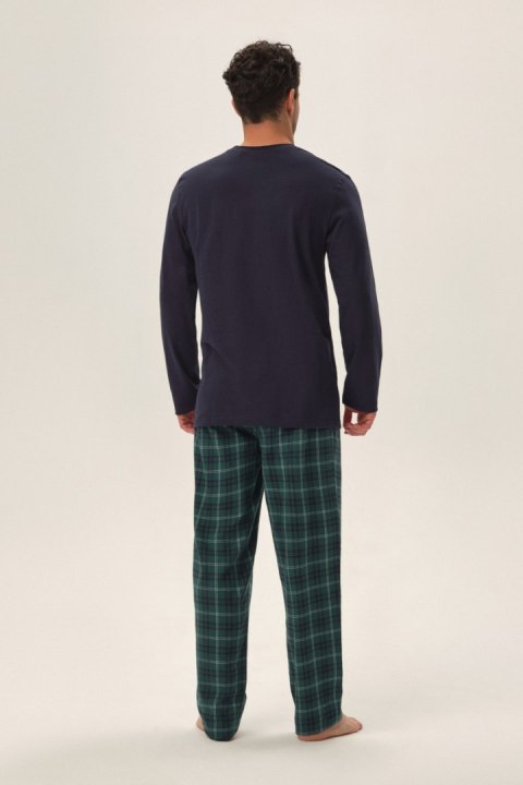 PIŻAMA MĘSKA HERB 41913 AW24 - NIEBIEKI, 2XL, 95X HENDERSON PIŻAMA MĘSKA HERB 41913 AW24 - NIEBIEKI, 2XL, 95X HENDERSON