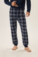 PIŻAMA MĘSKA HONOR 41919 AW24 - GRANATOWY, M, 59X HENDERSON