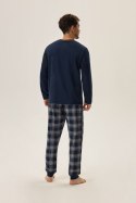 PIŻAMA MĘSKA HONOR 41919 AW24 - GRANATOWY, M, 59X HENDERSON