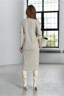 SUKIENKA IVETTE - CZARNY, XL OFF PINK