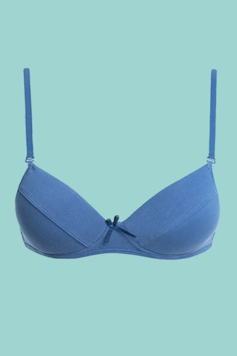 BIUSTONOSZ NASTOLATKA TBC 024 NIEBIESKI - NIEBIESKI, 75AA KEY