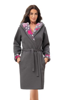 SZLAFROK DAMSKI FR-378 - GRAFIT, 2XL DOROTA