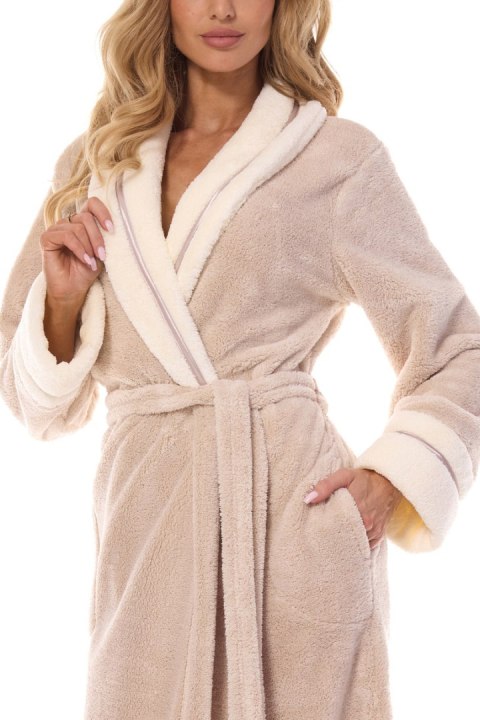 SZLAFROK DAMSKI MADAME 2409 3XL - ANGORA, 3XL, 2 L&L SZLAFROK DAMSKI MADAME 2409 3XL - ANGORA, 3XL, 2 L&L
