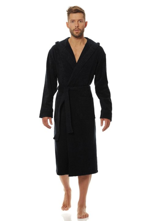 SZLAFROK MĘSKI 2104 - GRAFIT, XL L&L SZLAFROK MĘSKI 2104 - GRAFIT, XL L&L