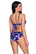 BIUSTONOSZ SK 167 NAVY FLOWERS - NAVY FLOWERS, 80D AVA SWIMWEAR