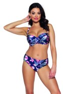 BIUSTONOSZ SK 167 NAVY FLOWERS - NAVY FLOWERS, 80D AVA SWIMWEAR