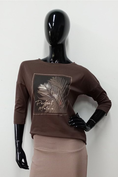 BLUZKA MIRELLA - KHAKI, 38 OFF PINK BLUZKA MIRELLA - KHAKI, 38 OFF PINK