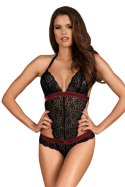 ROSSITA TEDDY - CZARNY, L/XL OBSESSIVE