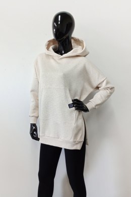 BLUZA REYANA - BRĄZ, M OFF PINK