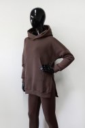 BLUZA REYANA - BURGUND, L OFF PINK