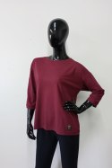 BLUZKA GULIA - STALOWY, 40 OFF PINK