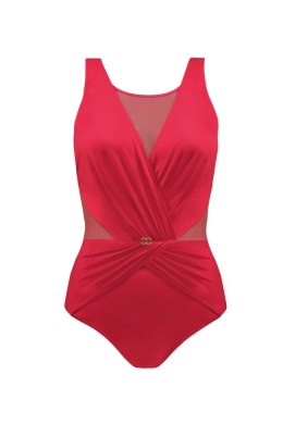 KOSTIUM KĄPIELOWY FASHION 7 - S1006 - CZERWONY, XL, 6 SELF