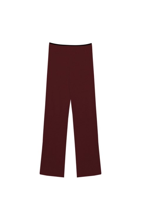 SPODNIE MARGOT DŁUGIE BURGUND - BURGUND, XL MEFEMI SPODNIE MARGOT DŁUGIE BURGUND - BURGUND, XL MEFEMI