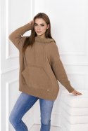 SWETER MILA - GRAFIT, UNI, MILA OFF PINK