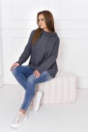 SWETER MILA - GRAFIT, UNI, MILA OFF PINK