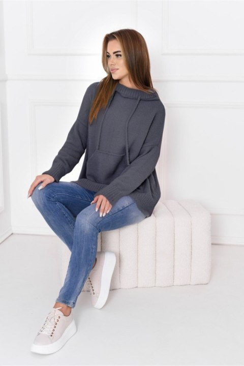 SWETER MILA - GRAFIT, UNIWERSALNY OFF PINK SWETER MILA - GRAFIT, UNIWERSALNY OFF PINK