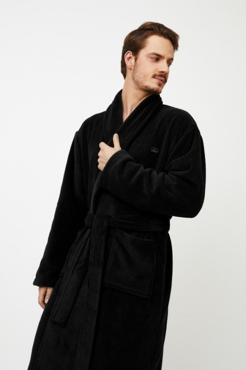 SZLAFROK MĘSKI GERALD BLACK - BLACK, XL ARUELLE