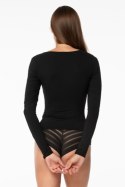 KOSZULKA SIMPLE LONGSLEEVE - CZARNY, XL JULIMEX