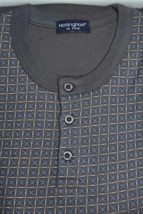 NOTTINGHAM PIŻAMA MĘSKA PG38969 - DARK GREY, XL NOTTINGHAM NOTTINGHAM PIŻAMA MĘSKA PG38969 - DARK GREY, XL NOTTINGHAM
