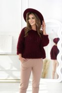 SWETER ABIGAIL - CAMEL, UNIWERSALNY OFF PINK