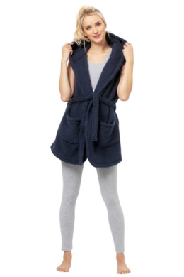 KAMIZELKA LHW 152 B24 - GRANATOWY, S/M KEY