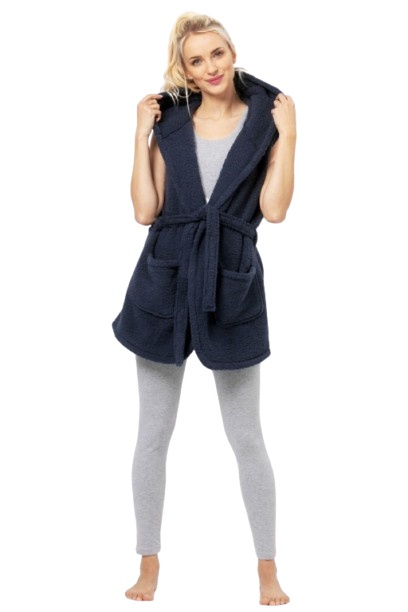 KAMIZELKA LHW 152 B24 - GRANATOWY, S/M KEY