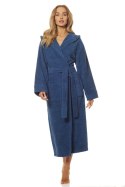 L&L SZLAFROK DAMSKI DŁUGI 2102 - GRAFIT, XL