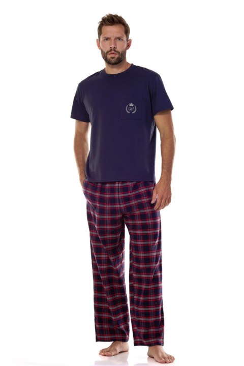 PIŻAMA MĘSKA 2473 - GRANAT, XL, 1 L&L PIŻAMA MĘSKA 2473 - GRANAT, XL, 1 L&L