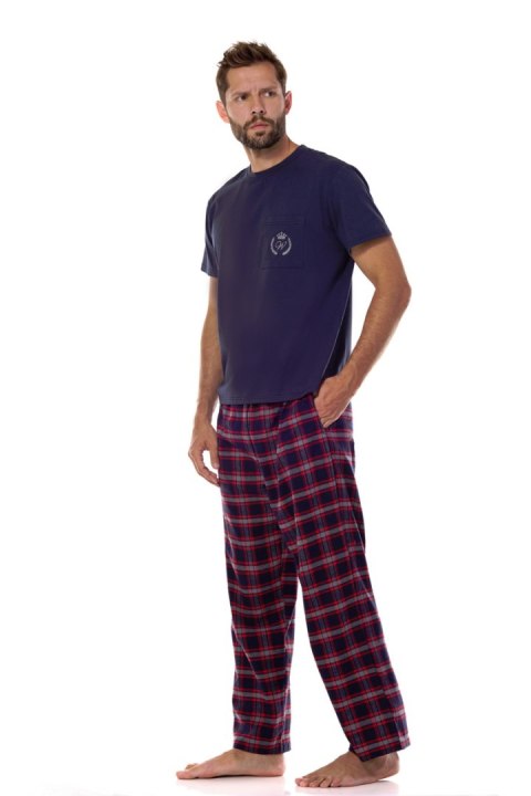 PIŻAMA MĘSKA 2473 - GRANAT, XL, 1 L&L PIŻAMA MĘSKA 2473 - GRANAT, XL, 1 L&L