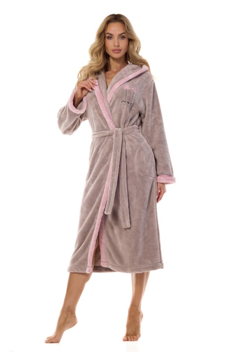 SZLAFROK DAMSKI TESS 2419 - OPAL, XXL, 6 L&L SZLAFROK DAMSKI TESS 2419 - OPAL, XXL, 6 L&L