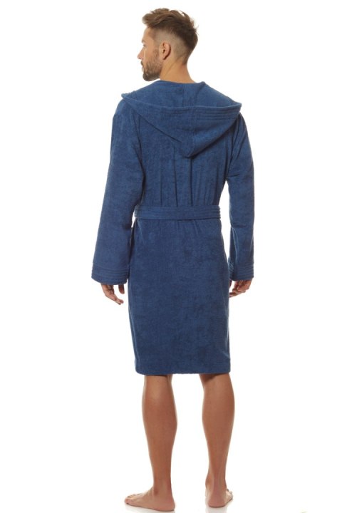SZLAFROK MĘSKI 2103 - NAVY, L L&L SZLAFROK MĘSKI 2103 - NAVY, L L&L