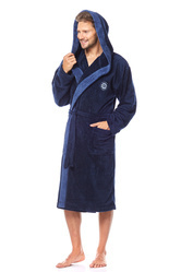 SZLAFROK MĘSKI GEORGE 3XL - GRANAT, 3XL, 2 L&L