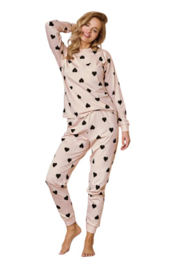 TARO Piżama damska Hannah 3206 S-XL - RÓŻOWY, S