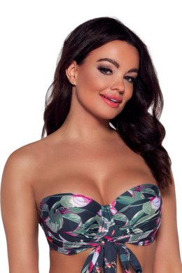 BIUSTONOSZ SK 167 NAVY FLOWERS - NAVY FLOWERS, 85F AVA SWIMWEAR