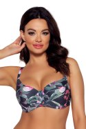 BIUSTONOSZ SK 173 NAVY FLOWERS - NAVY FLOWERS, 70G AVA SWIMWEAR